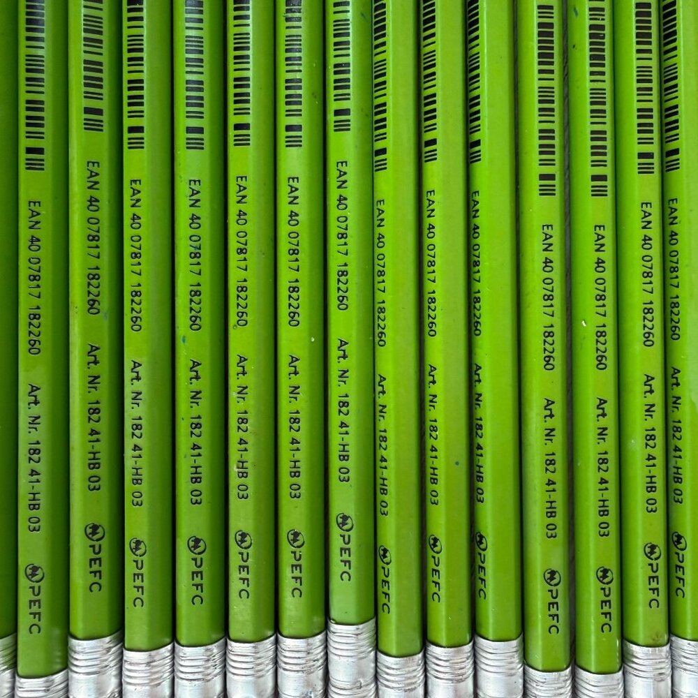 15 Staedtler Wopex HB Pencils Made In Germany Green Eraser Durable Eco-Friendly - Picture 3 of 5